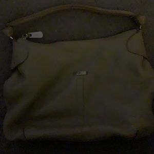 Beige Cole Haan genuine leather bag